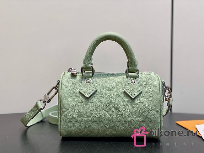 LV Nano Speedy Monogram Empreinte Minty M2A387 - 16x12.5x10cm - 1