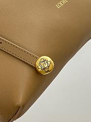 Loewe Mini Scarf Bag In Smooth Calfskin Brown - 24.5x14.5x6cm - 6