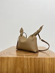 Loewe Mini Scarf Bag In Smooth Calfskin Brown - 24.5x14.5x6cm - 4