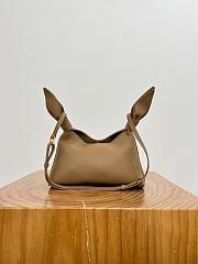 Loewe Mini Scarf Bag In Smooth Calfskin Brown - 24.5x14.5x6cm - 2