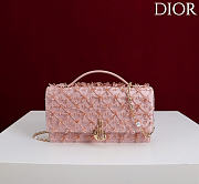 My Dior Mini Bag Gold Tone Sequins 27910 - 21x11.5x4.5cm - 1