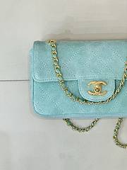 Chanel Maxi Flapbag Suede Calfskin & Gold-Tone Metal Tiffiny AS6627 - 32x19.5x10cm - 4