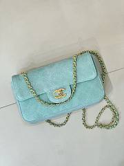 Chanel Maxi Flapbag Suede Calfskin & Gold-Tone Metal Tiffiny AS6627 - 32x19.5x10cm - 3