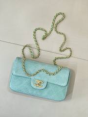 Chanel Maxi Flapbag Suede Calfskin & Gold-Tone Metal Tiffiny AS6627 - 32x19.5x10cm - 6