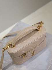 YSL Gaby Vanity Bag In Lamskin Leather DK Toffee - 18x11x6.5cm - 4