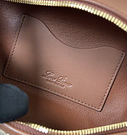 Loro Piana Extra Bag L23 Virgin Wool, Linen Pecan/Charcoal Gray/Bone/Mole/Sun Gold (F7L6) - 23x12x7cm - 2
