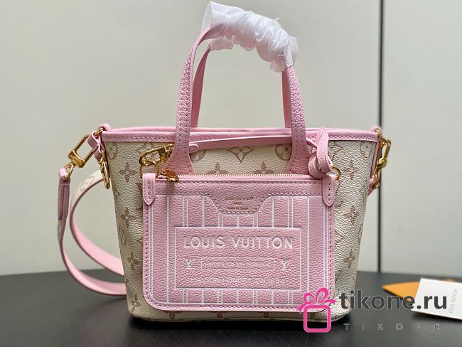 LV Neverfull Inside Out BB Monogram Dune/Pink M2A466 - 26.5x16.5x11cm - 1