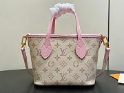 LV Neverfull Inside Out BB Monogram Dune/Pink M2A466 - 26.5x16.5x11cm - 3