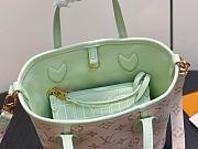 LV Neverfull Inside Out BB Monogram Dune/Minty M2A465 - 26.5x16.5x11cm - 6