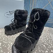 Prada Shearing Après Ski Booties Black 2U032N - 4