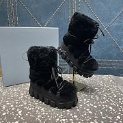 Prada Shearing Après Ski Booties Black 2U032N - 3