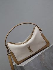 YSL Camera Supple Bag Canvas Beige - 28x15x9cm - 4