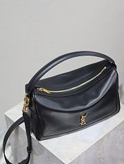 YSL Camera Supple Bag Calfskin Black - 28x15x9cm - 5