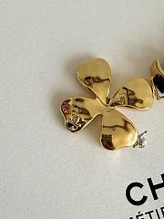 Chanel Mini Bag Charm Gold-Tone Metal & Lambskin, Golden & Black - 4