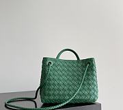 Bottega Veneta Small Andiamo Intrecciato Green - 25x20x10cm - 4