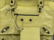 Balenciaga Le City Bag Small in Yellow Arena Lambskin - 30x19x9.6cm - 2