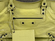 Balenciaga Le City Bag Medium in Yellow Arena Lambskin 27963 - 38.5x24x15cm - 5