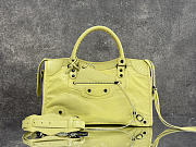 Balenciaga Le City Bag Medium in Yellow Arena Lambskin 27963 - 38.5x24x15cm - 2