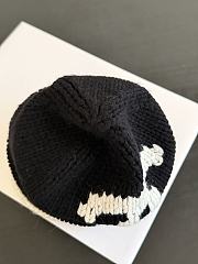 Chanel Cloche Beanie in Black Cashmere - 6