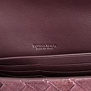 Bottega Veneta Andiamo Clutch Intrecciato Suede Leather Deep Mahogany - 31x13x3cm - 2