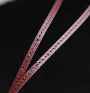 Chanel Charm Envelope Card Case Burgundy  - 6
