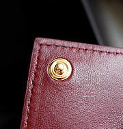 Chanel Charm Envelope Card Case Burgundy  - 3