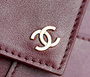 Chanel Charm Envelope Card Case Burgundy  - 2