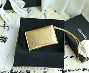 Chanel Charm Envelope Card Case Gold - 5