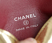 Chanel Charm Envelope Card Case Gold - 2