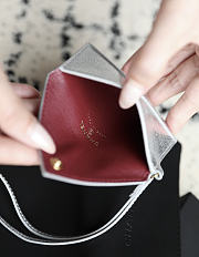 Chanel Charm Envelope Card Case Silver - 6