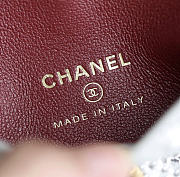 Chanel Charm Envelope Card Case Silver - 2