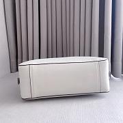 Miumiu Vivant Leather Bag Chalk White 5BB199 - 32x19.5x11cm - 6