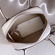 Miumiu Vivant Leather Bag Chalk White 5BB199 - 32x19.5x11cm - 4