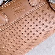 Miumiu Vivant Leather Bag Caramel 5BB199 - 32x19.5x11cm - 3
