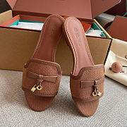 Loro Piana Summer Charms Sandal Cotton Colour Vicuna (E0HN) - 3