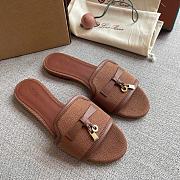 Loro Piana Summer Charms Sandal Cotton Colour Vicuna (E0HN) - 2