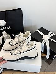 Chanel Sneakers Lambskin & Mixed Fibers White G47411 - 6
