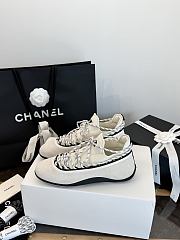 Chanel Sneakers Lambskin & Mixed Fibers White G47411 - 3