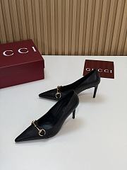 Gucci Donna Pump Black Leather 80mm - 2