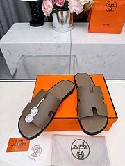 Hermes Izmir Sandal Epsom Calfskin Etoupe  - 3