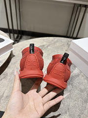 Celine Soft Sneaker In Stretch Lambskin, Suede Calfskin And Lambskin Red - 6