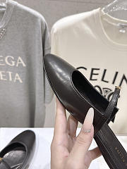 Celine Macaron Mule In Goatskin Black - 3