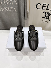 Celine Macaron Mule In Goatskin Black - 2