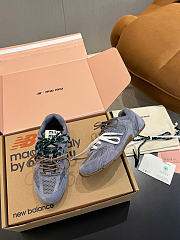 New Balance X Miumiu 530 SL Suede And Mesh Sneakers Periwinkle Blue 5E165E - 3
