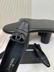 Chanel Ballet Flats Goatskin Black G47478 - 6