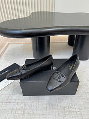 Chanel Ballet Flats Goatskin Black G47478 - 3