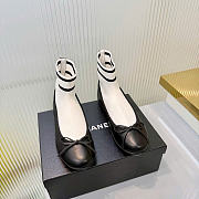 Chanel Trainers Lambskin & Knit Black & White G47572 - 3
