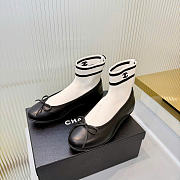 Chanel Trainers Lambskin & Knit Black & White G47572 - 2
