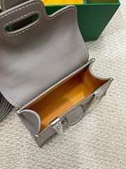 Goyard Greige Saigon Nano Shoulder Bag - 14.5x11.5x10cm - 3