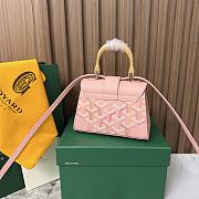 Goyard Powder Pink Saigon Nano Shoulder Bag - 14.5x11.5x10cm - 5